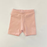 Lovie Apparel Baby Biker Shorts - Pink Salt
