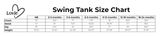 Lovie Apparel Swing Tank - Ice Gray Herringbone