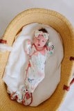 Copper Pearl Newborn Knotted Gown - Farmstead