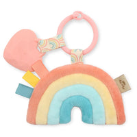 Itzy Pal Plush + Teether - Rainbow