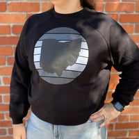 State of Ohio Adult Cropped Crewneck