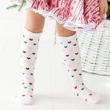 Little Stocking Co. Candy Cane Lane Knee High Sock 3-pack