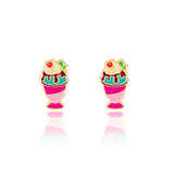 Girl Nation Sundae Supreme Cutie Stud Earrings