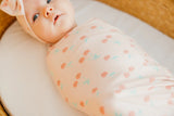 Copper Pearl Knit Swaddle Blanket - Cheery