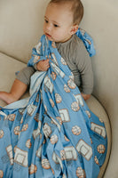 Copper Pearl Knit Swaddle Blanket - Dunk