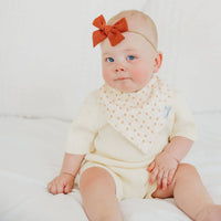 Copper Pearl Bandana Bibs - Eden Collection