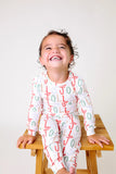 Copper Pearl Two-Piece Long Sleeve Pajama Set - Jolly