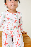 Copper Pearl Two-Piece Long Sleeve Pajama Set - Jolly