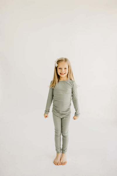 Copper Pearl Zip-Up Footie Pajamas - Briar