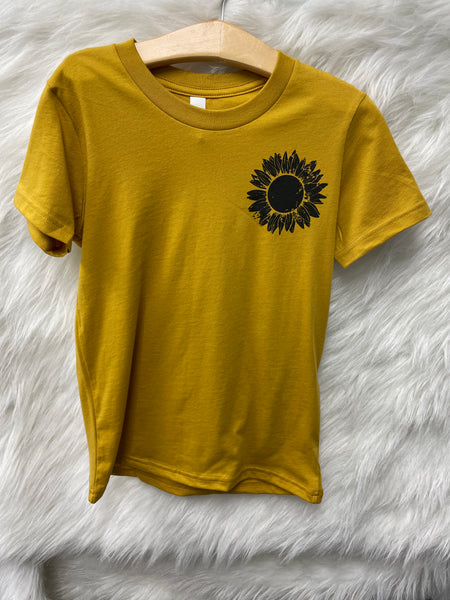Lovie Apparel Sunflower Youth Graphic T-Shirt