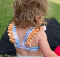 Lovie Apparel Baby V-Back Bikini Top - Shells By the Shore