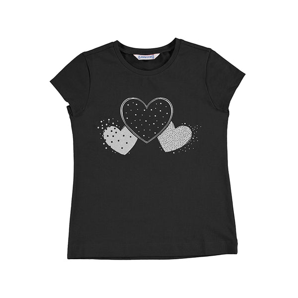 Mayoral Tween Hearts Graphic T-Shirt