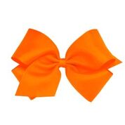 Wee Ones King Classic Grosgrain Bow - Orange