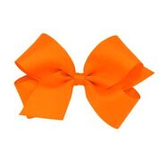 Wee Ones Medium Classic Grosgrain Bow - Orange