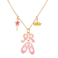 Girl Nation Ballet Shoes Charming Whimsy Necklace