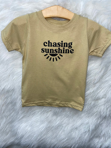Lovie Apparel Chasing Sunshine Toddler Graphic T-Shirt