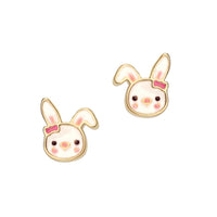 Girl Nation Bouncy Bunny Cutie Stud Earrings